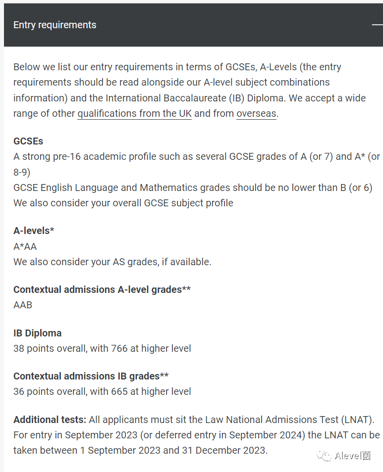 来了解伦敦政经（LSE）王牌专业2024入学要求