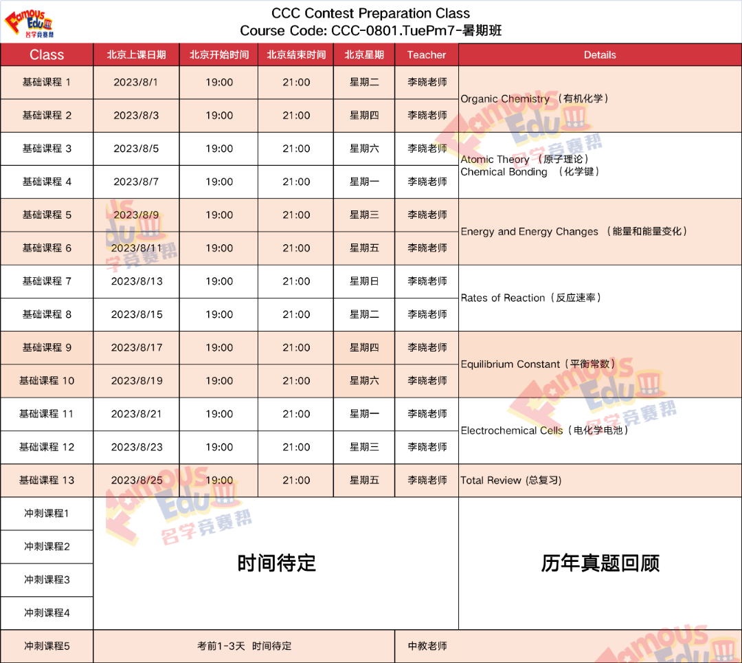 开课通知｜牛剑申请者都在参加的CCC&CCO竞赛？