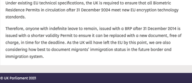 英国将于2025年取消BRP卡（英国身份证），推行电子身份证明！