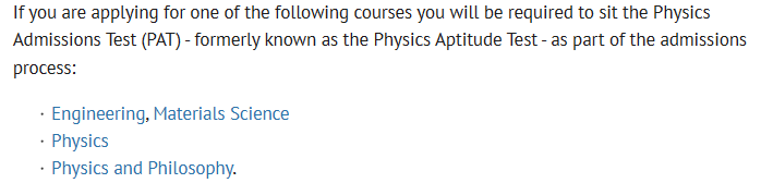 牛津大学PAT笔试多少分能拿到面邀？