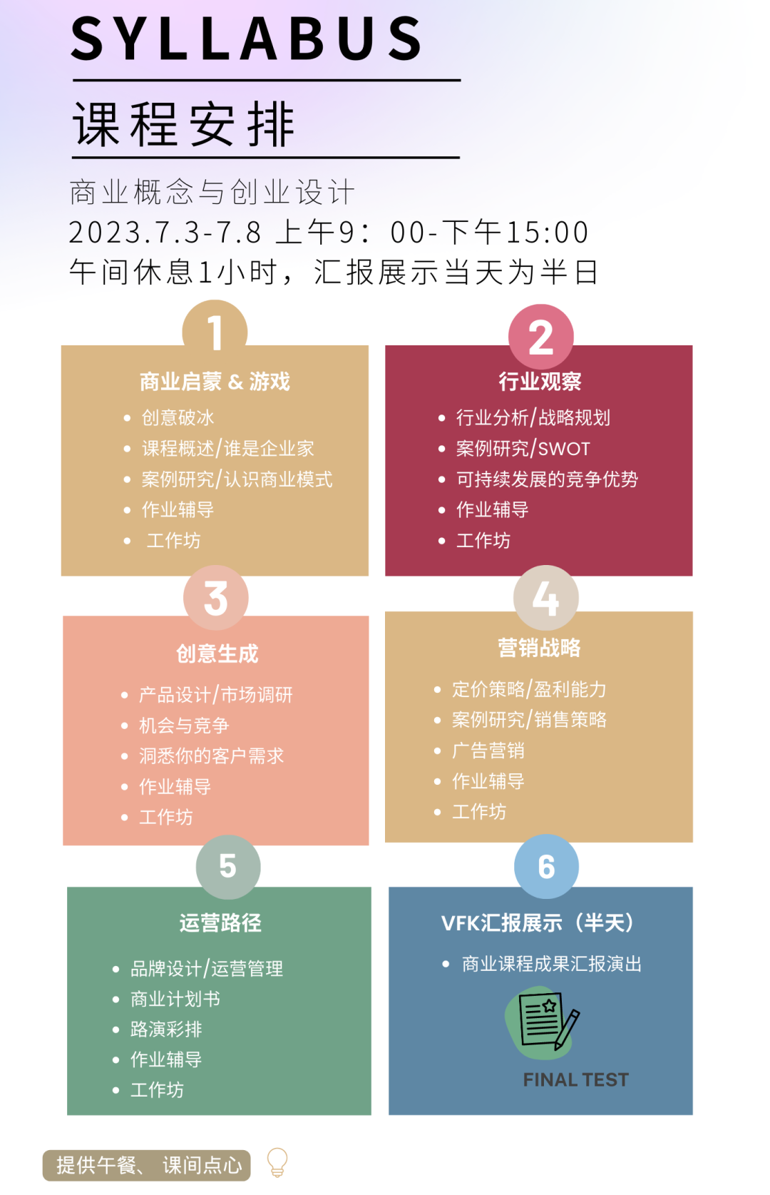 【6月25号报名截止】哥大VFK少年商业营即将开启！