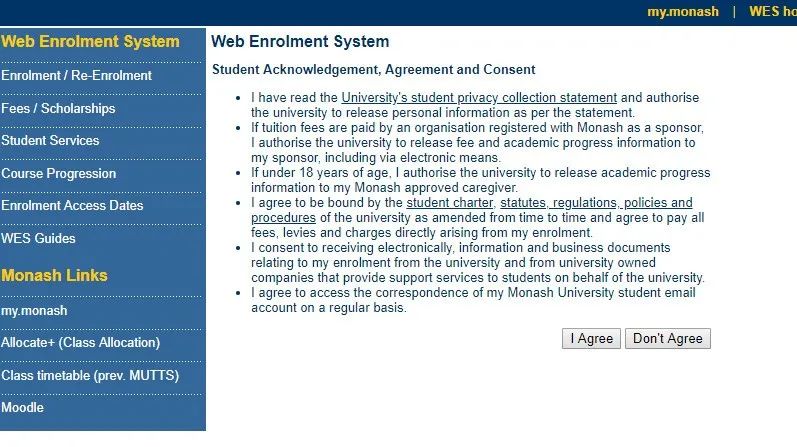 蒙纳士大学新生指南！enrol流程全面解析！