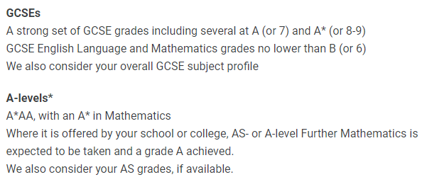 最新！数学专业TOP 10学校申请要求汇总，第10名竟然要A*A*A？