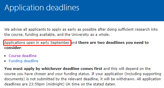 提前开卷！已经有英国大学悄悄开放24fall申请啦？