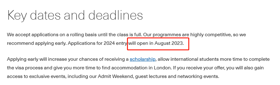 英国留学 | 帝国理工商学院官宣 ：8月开放24F申请！