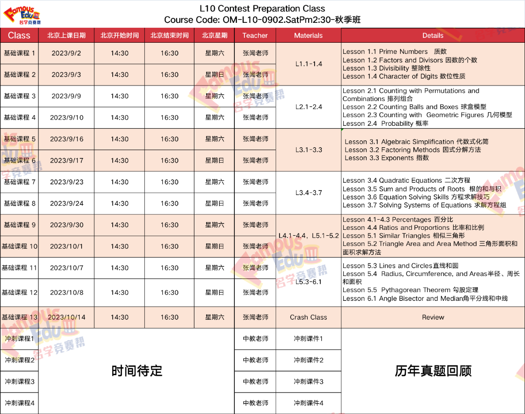 开课通知｜AMC10备考倒数2个月！AMC10如何拿下前1%？看这里