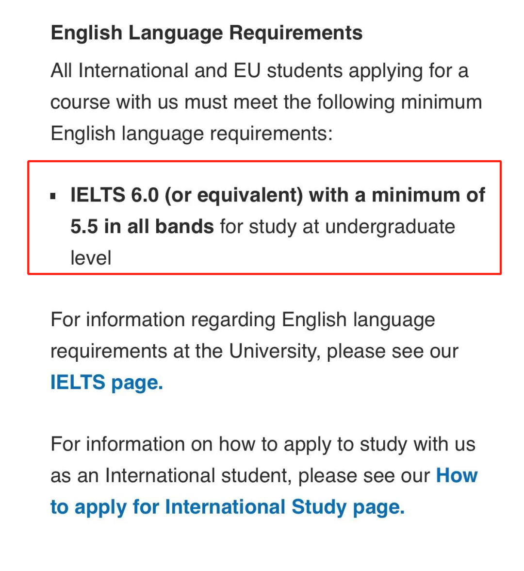 英国qs前100大学最新语言成绩要求（下）