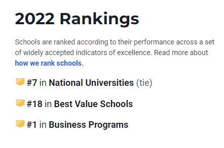 【院校排名】商业管理和营销专业哪家强？US.NewsTOP10公立院校排名！