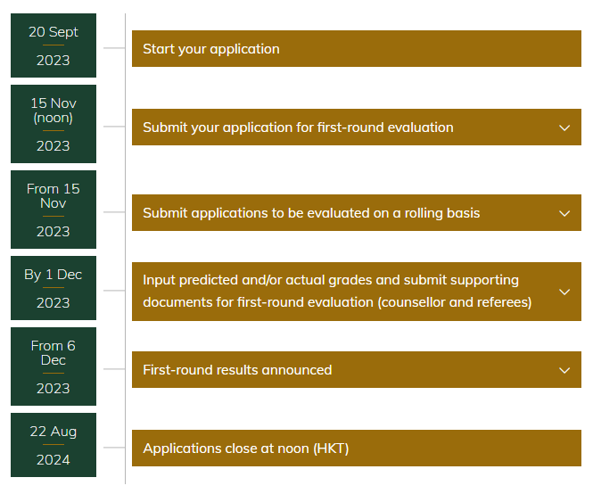 终于！港大公布最新申请时间点，香港各校申请时间线汇总