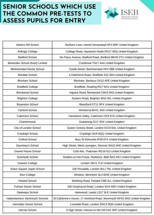 英国私校入学考试ISEB Pre-Tests 报名、备考，看这篇就够了！
