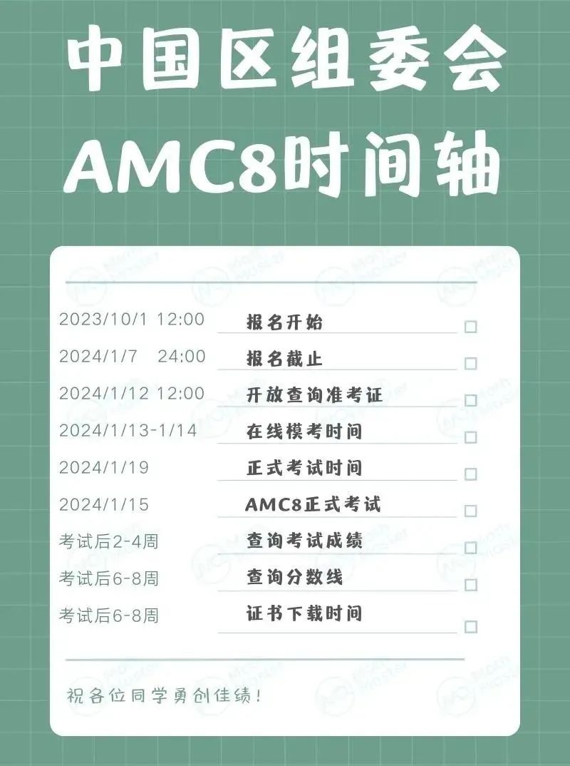 手把手教你AMC8报名！中国区组委会报名详细指南来了！