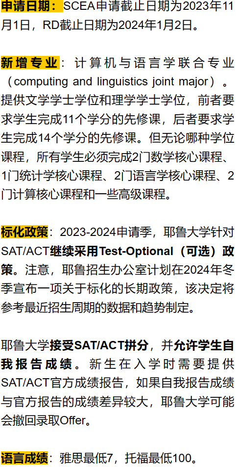 最全整理！哈耶普斯等美本顶尖院校24fall最新招生政策更新汇总