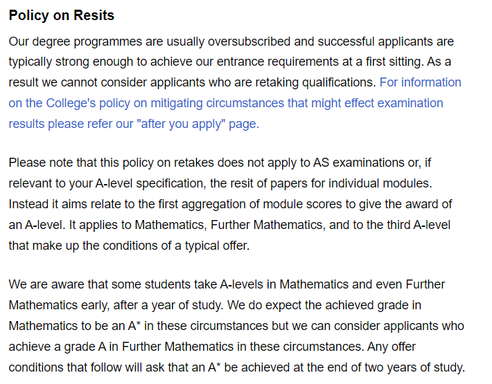 对不起！英国Top10院校这些专业不允许A-Level重考！