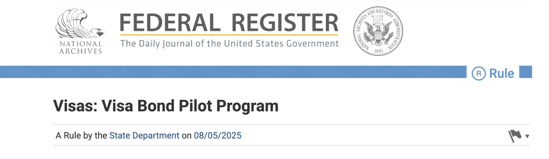 8月20日起申请这两种美签或将收取最高1.5万美元保证金！