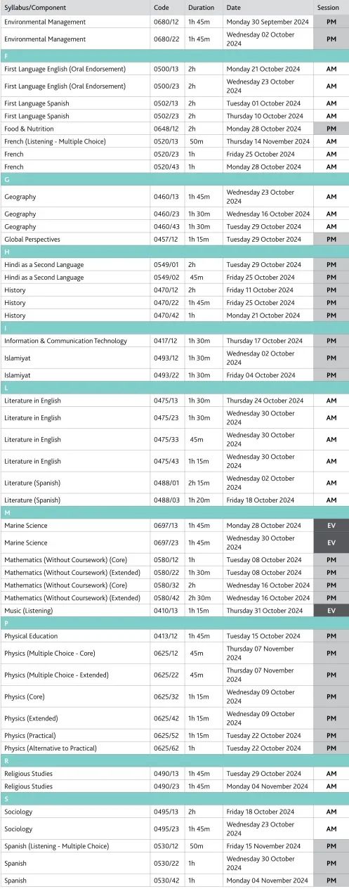 2024三大考试局秋季A-Level & IG考试时间汇总！逆风翻盘的绝佳机会！