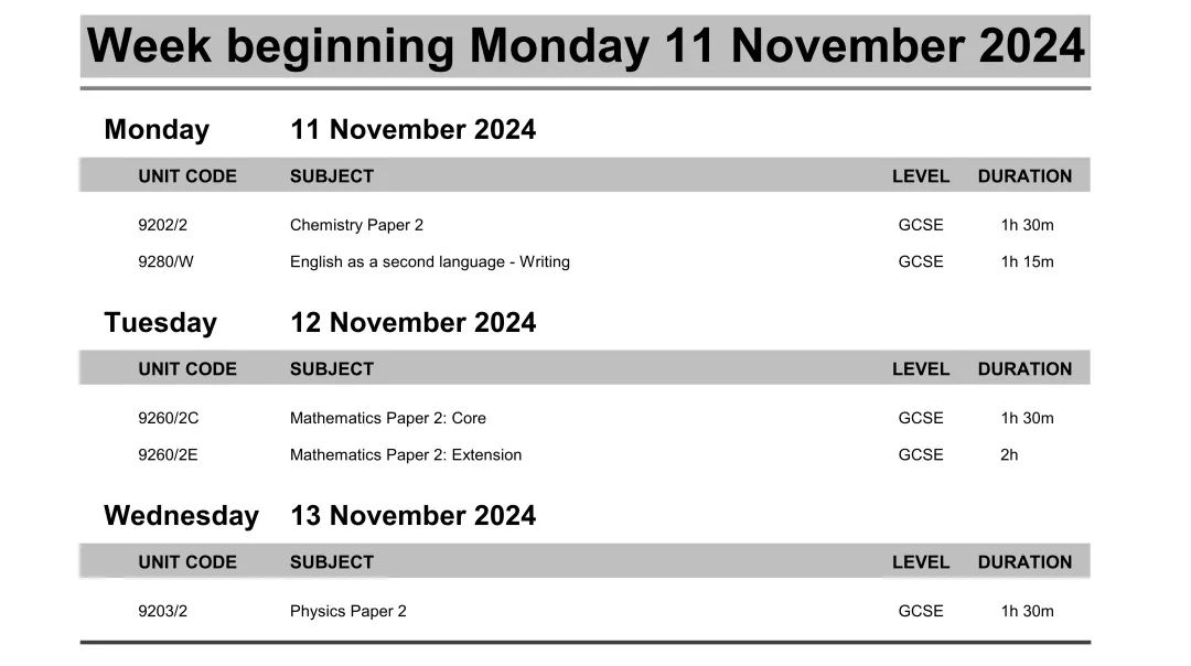 2024三大考试局秋季A-Level & IG考试时间汇总！逆风翻盘的绝佳机会！