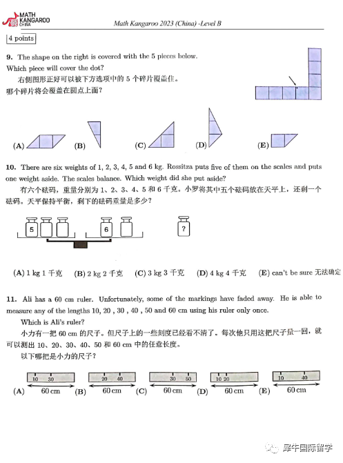 为什么要参加袋鼠数学竞赛？袋鼠竞赛考察题型有哪些？一文详解！