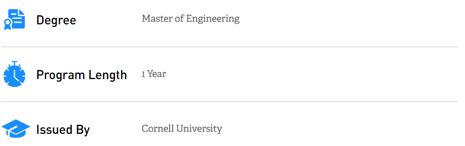 新开项目 | Cornell Tech数据科学与决策分析硕士