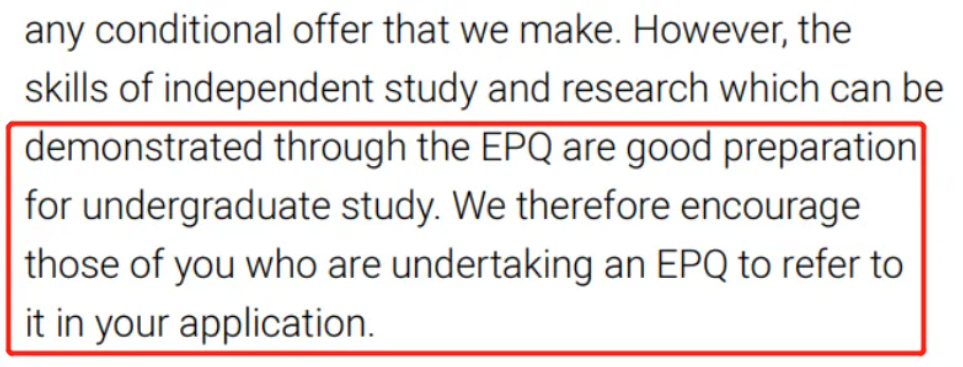 International EPQ受哪些英国院校认可？降档录取是真的吗？