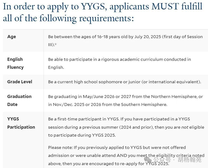 【2025夏校申请小课堂】Yale Young Global Scholars (YYGS) 耶鲁全球青年学者项目