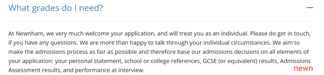 剑桥大学所有学院中，谁最看重GCSE成绩？