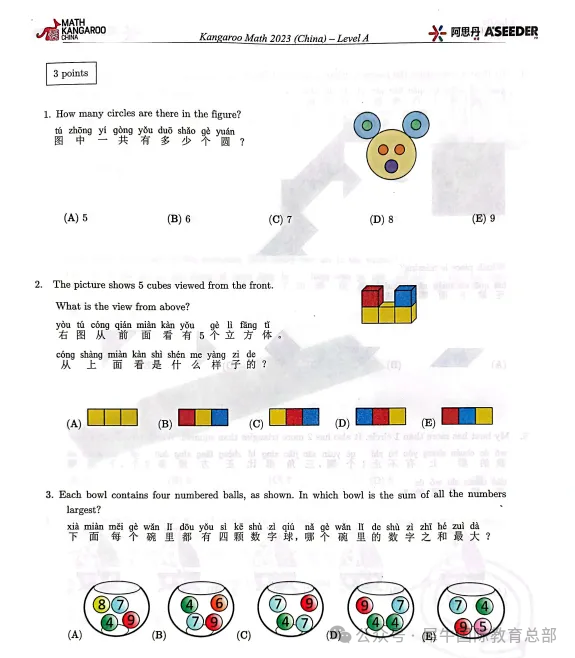 孩子年级低适应不了AMC8数学竞赛难度怎么办？袋鼠数学竞赛值得一试！！