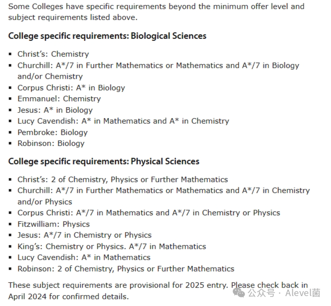 剑桥大学2025热门专业2021-2023录取数据和Alevel要求