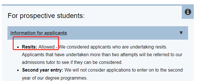 25Fall UCL这些专业均不接受resit申请！但还有一些热门专业可以“放你一马”... ...
