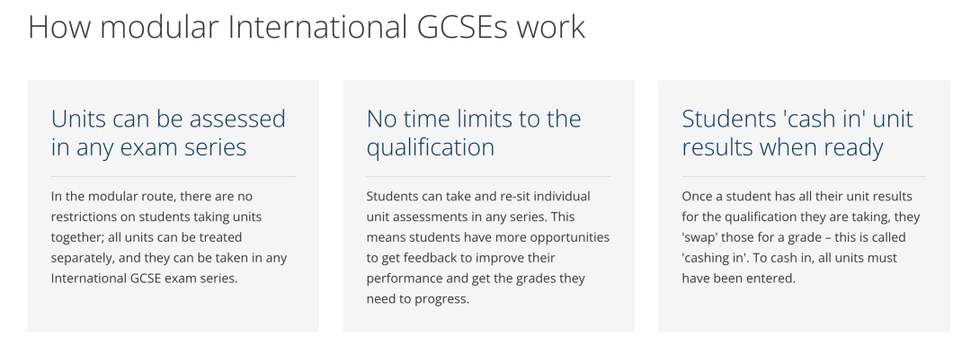 Edexcel IGCSE这些学科2025年6月将迎来首场模块化考试！