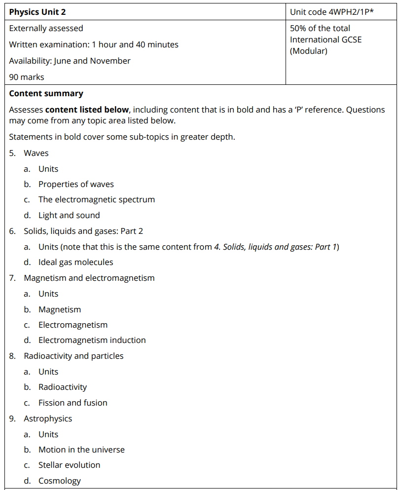 Edexcel IGCSE这些学科2025年6月将迎来首场模块化考试！