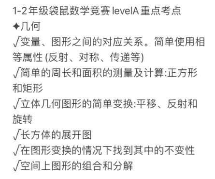 袋鼠数学竞赛考试内容详解，看完不迷茫~