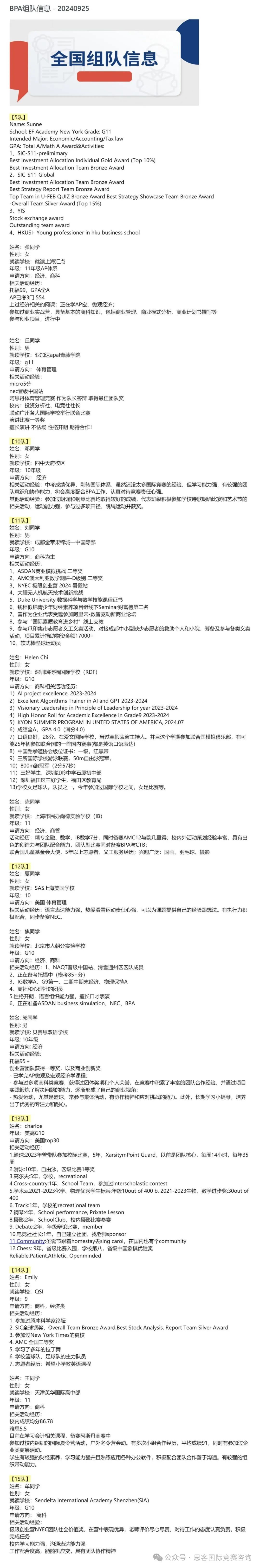 BPA竞赛改名为CBPA！BPA竞赛含金量如何？附BPA竞赛组队辅导信息~