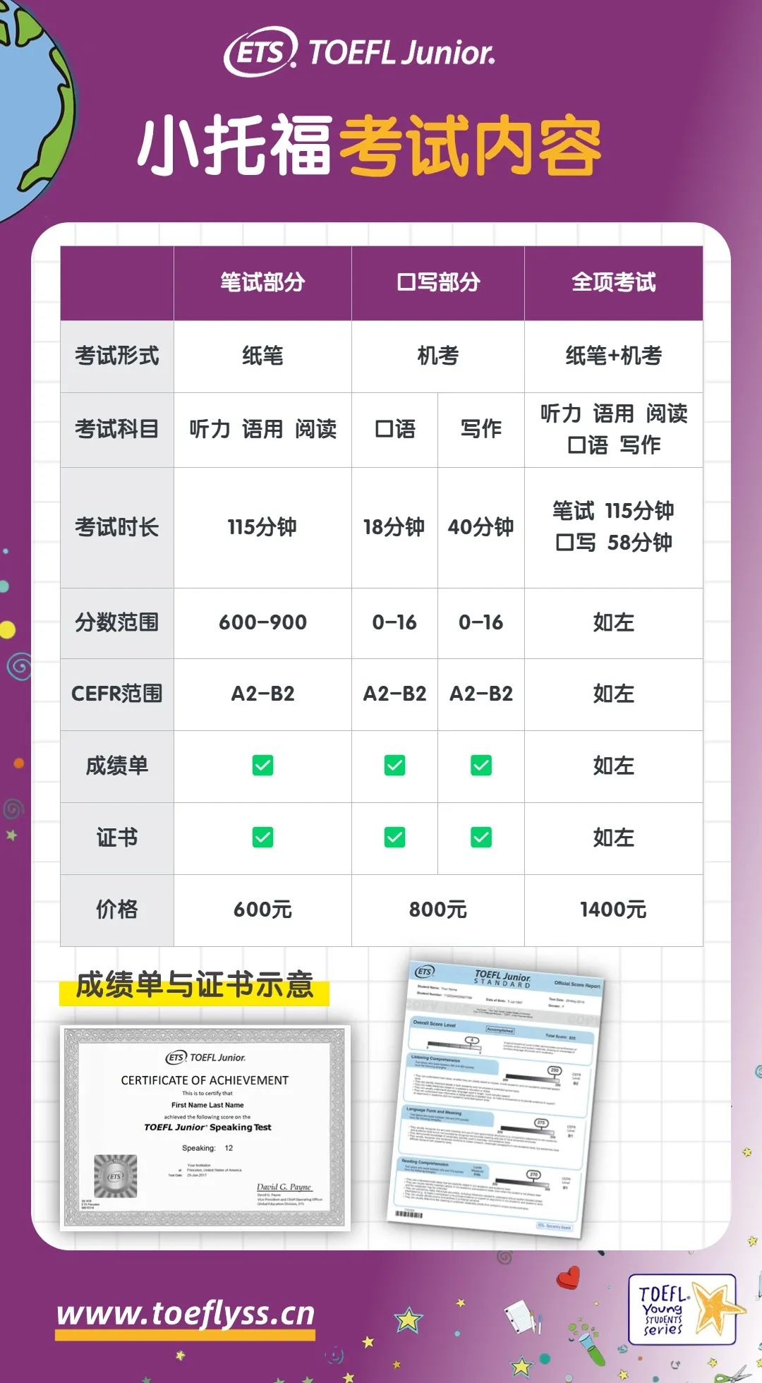 考试日期| 小托福/小小托福10-12月考试安排