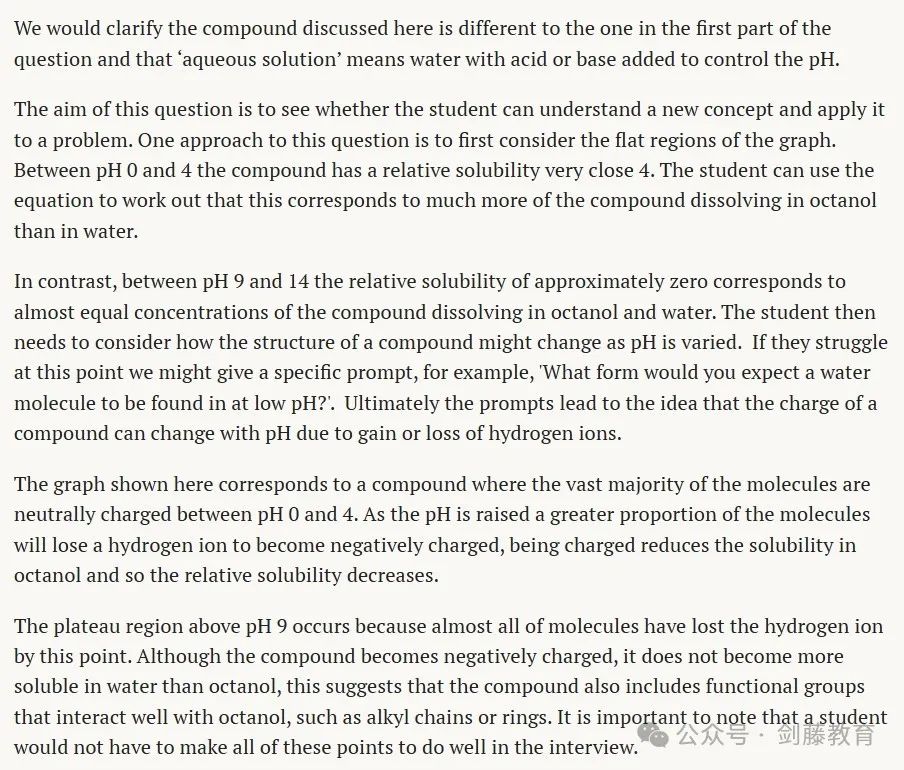 牛津剑桥化学与生物相关专业面试如何考察学术能力？带你深入剖析大学官网的面试案例与解题思路