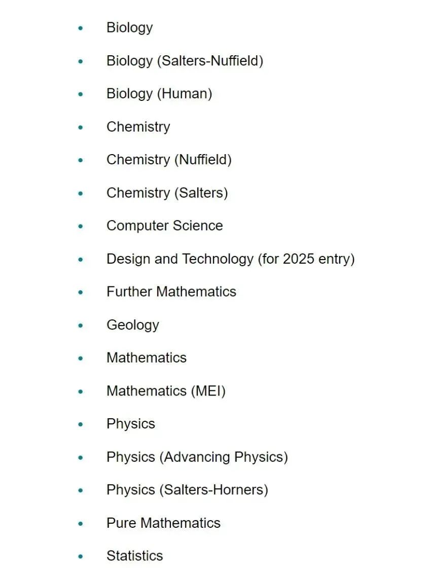 学生最喜欢的A-Level学科组合有哪些？盘点英国G5高校对A-Level选课的建议！