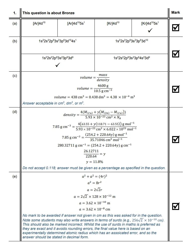 USNCO/UKChO/CCC，2025赛季准备中！生化专业必备！