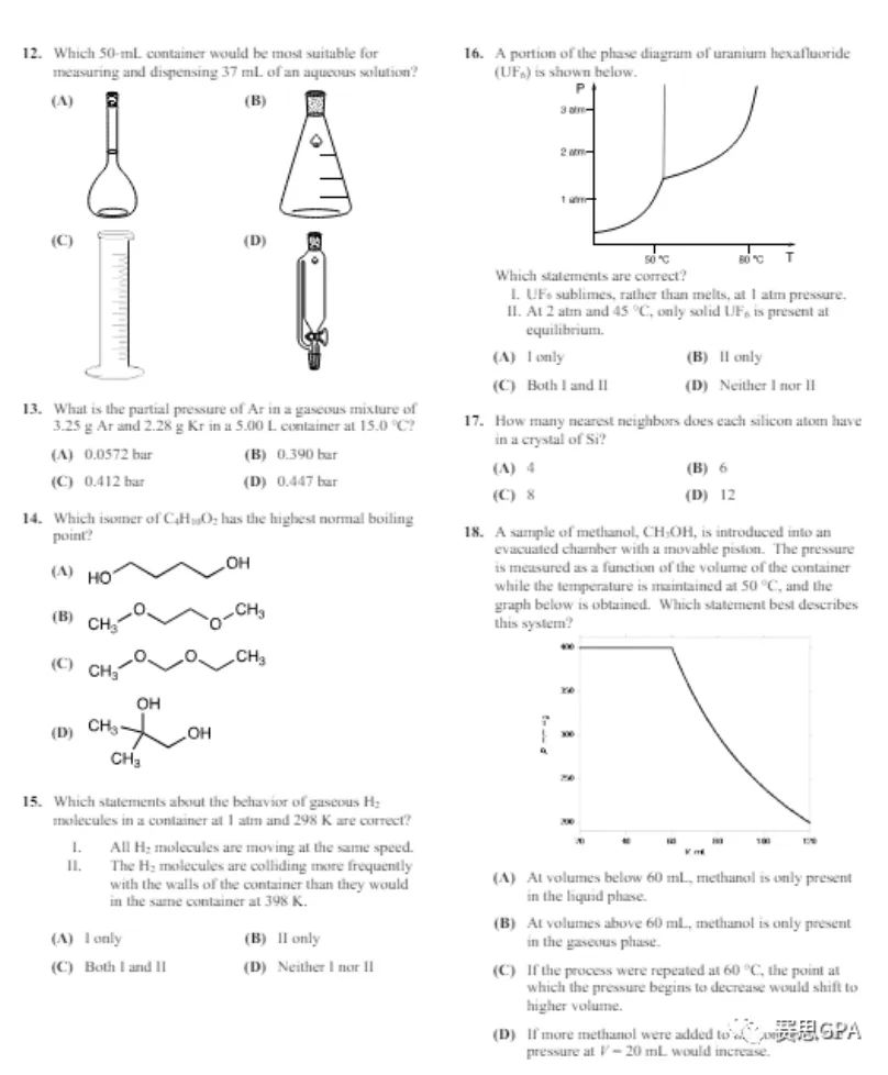 USNCO/UKChO/CCC，2025赛季准备中！生化专业必备！