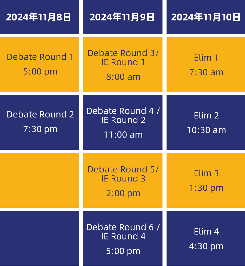 加州伯克利亚洲线上邀请赛11月开赛！采用NHSDLC秋季辩题！