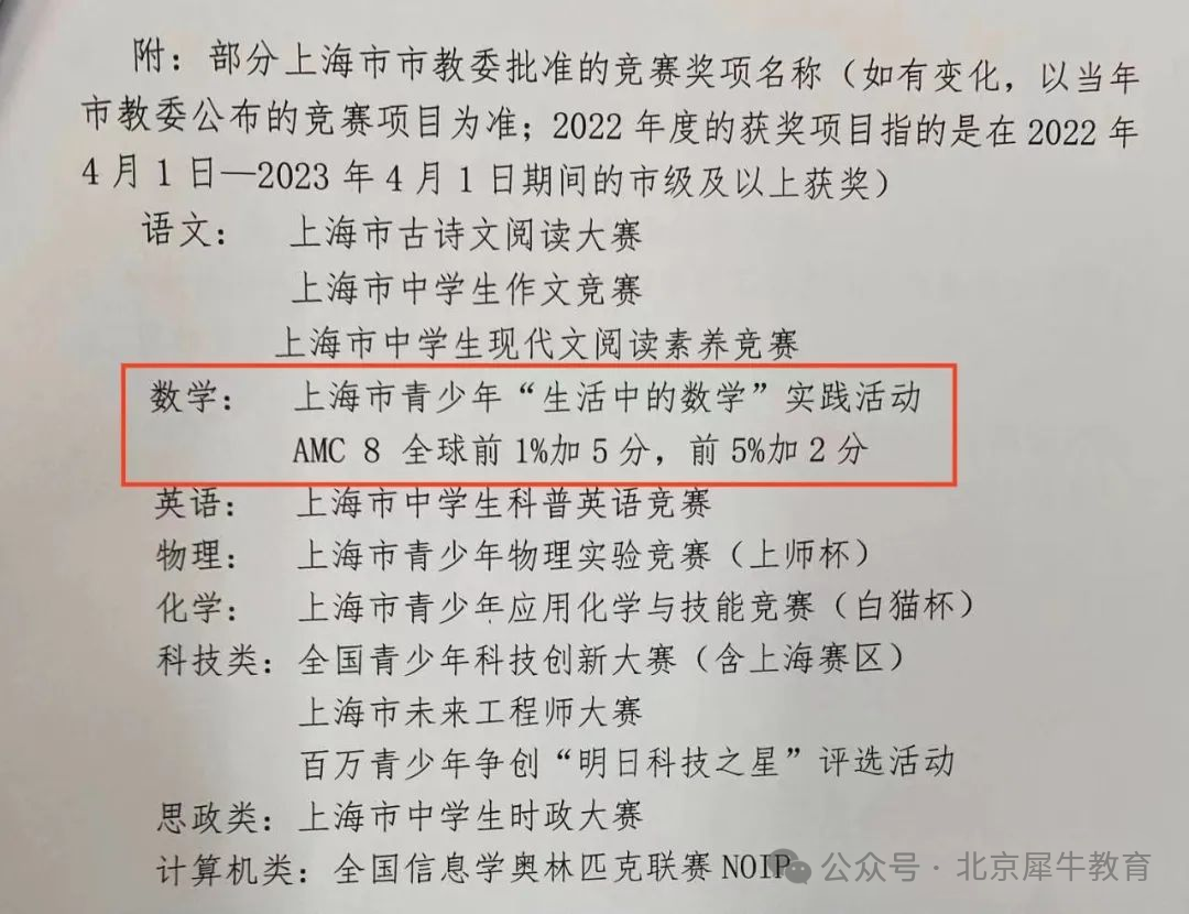 为什么要考AMC8数学竞赛？得高分拿奖项有多香？