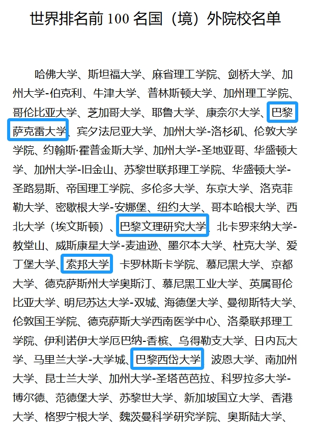 留学尽头是考公？北上广2025选调名单：这几所法国高校在榜！附上留学生考公院校名单