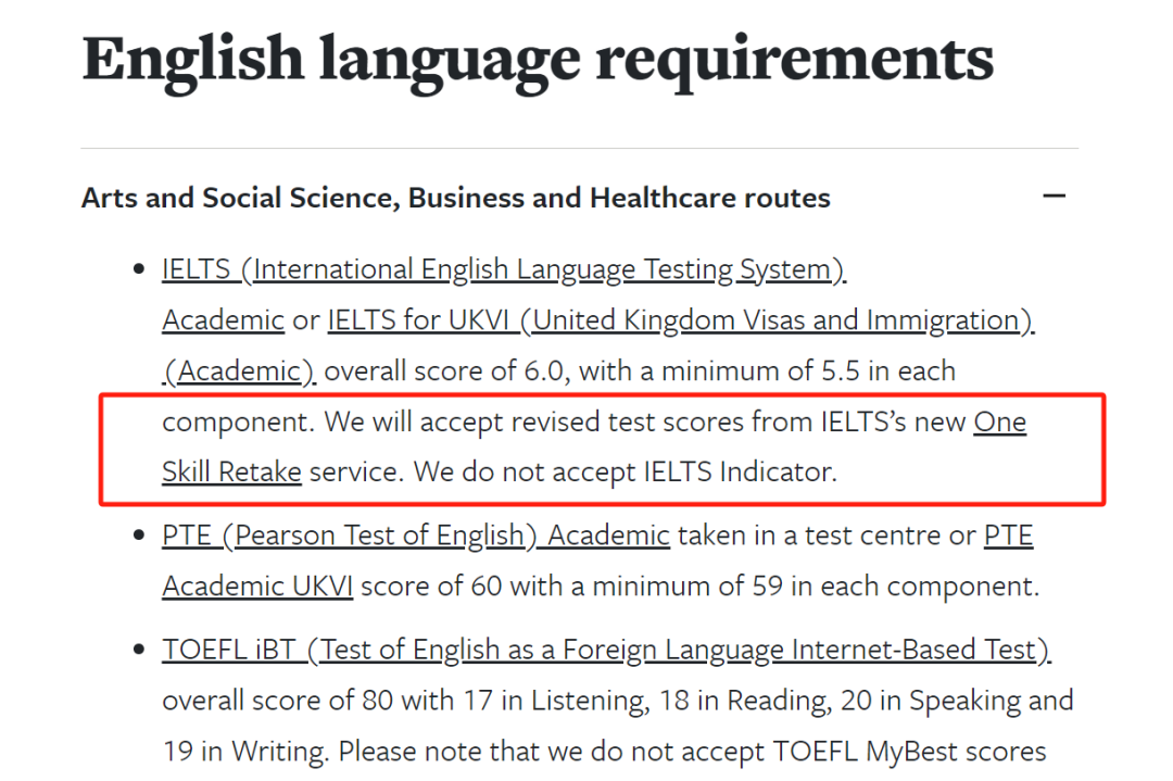 雅思单科重考已开考！这些英国学校可以接受！