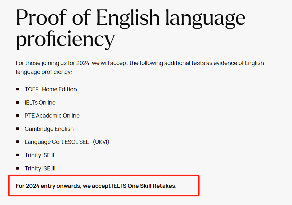 雅思单科重考已开考！这些英国学校可以接受！