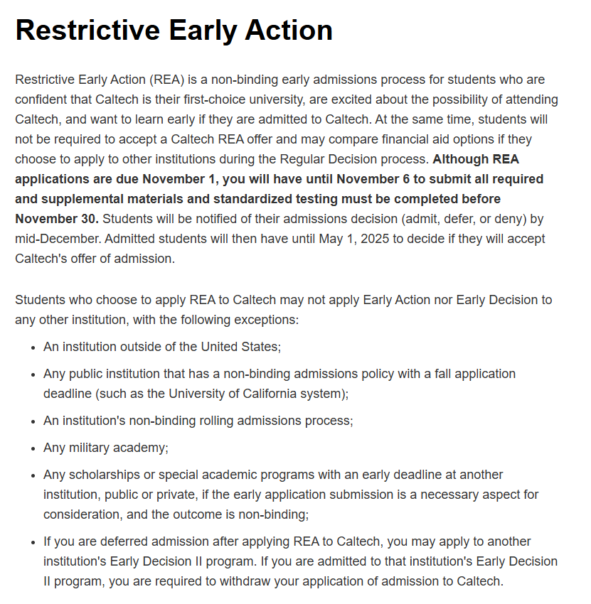 收藏 | 2024-25申请季美国大学申请截止日期汇总！详解ED/EA/REA/SCEA/RD的申请规则……