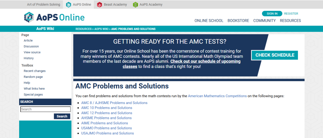 【网站推荐】最全AMC8自学网站分享，助力孩子领跑学习赛道！