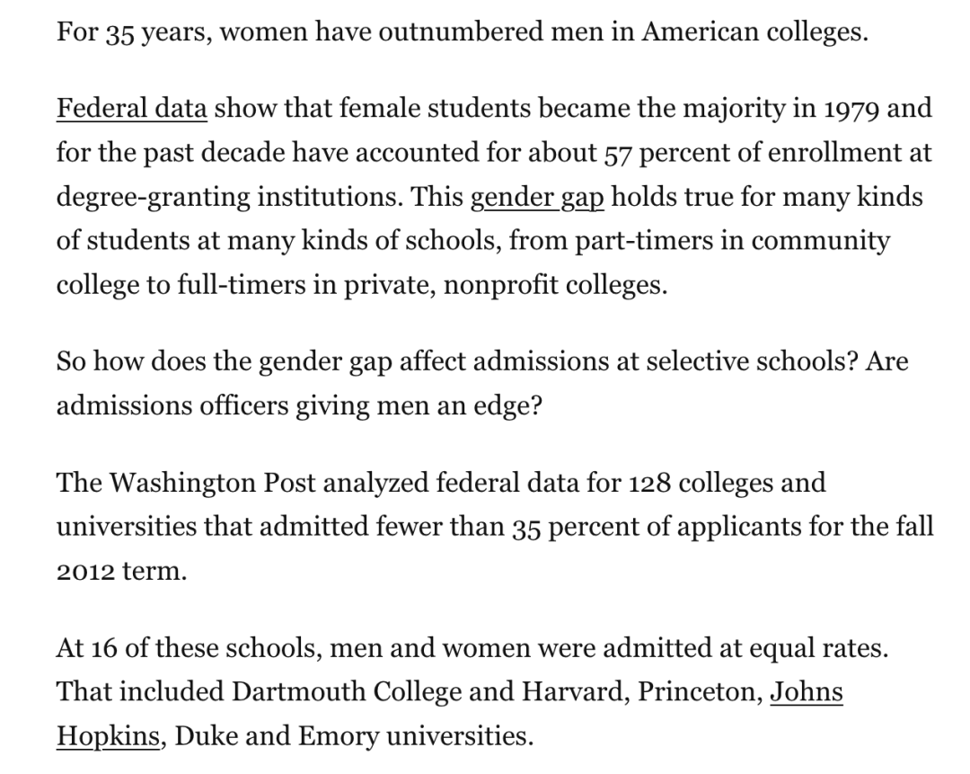 Top40男女录取差15%！33所独宠女生，另7所超偏爱男生！