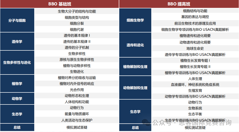 9-12年级可以参加的BBO竞赛你了解多少？含金量/考试时间/考察内容/培训课程