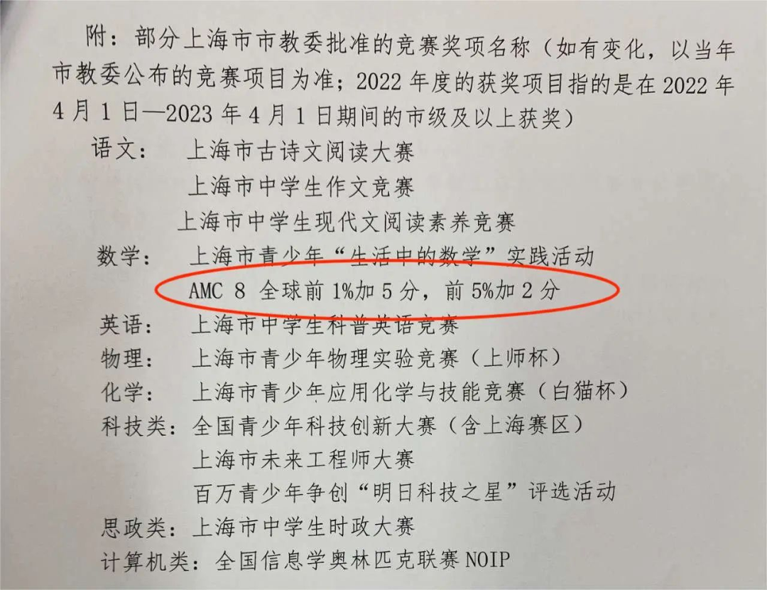 冲上海三公，AMC8和思维100应该怎么选？