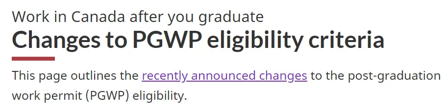 11月起生效！加拿大移民局公布「毕业工签」最新要求，这些人将无缘申请！