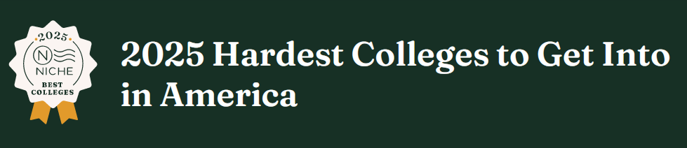 「2025最难进的美国大学」榜单出炉：第一名录取率仅为1%