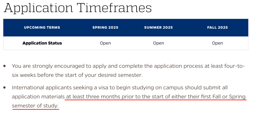 25Fall | 美国大学申请全面开放，热门专业DDL汇总来了！你准备好了吗？